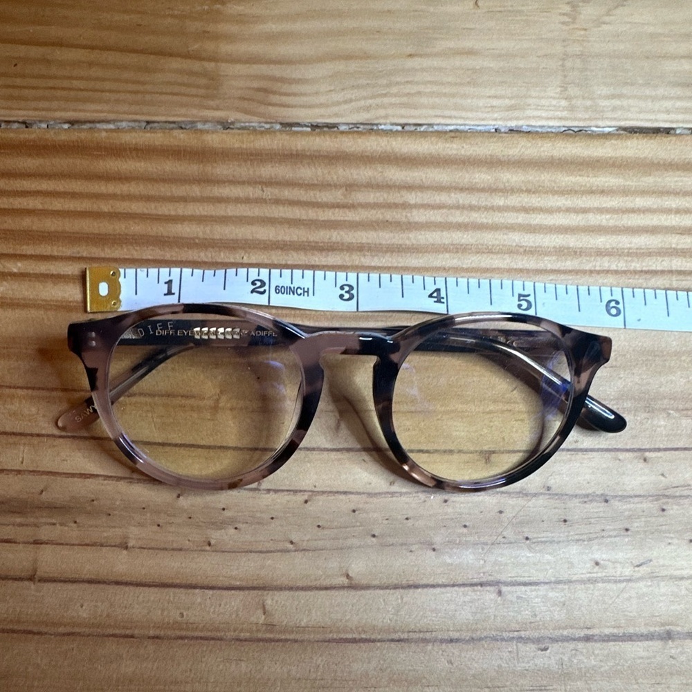 Diff Eyewear Tortoise Shell Glass Frames - Picture 3 of 11